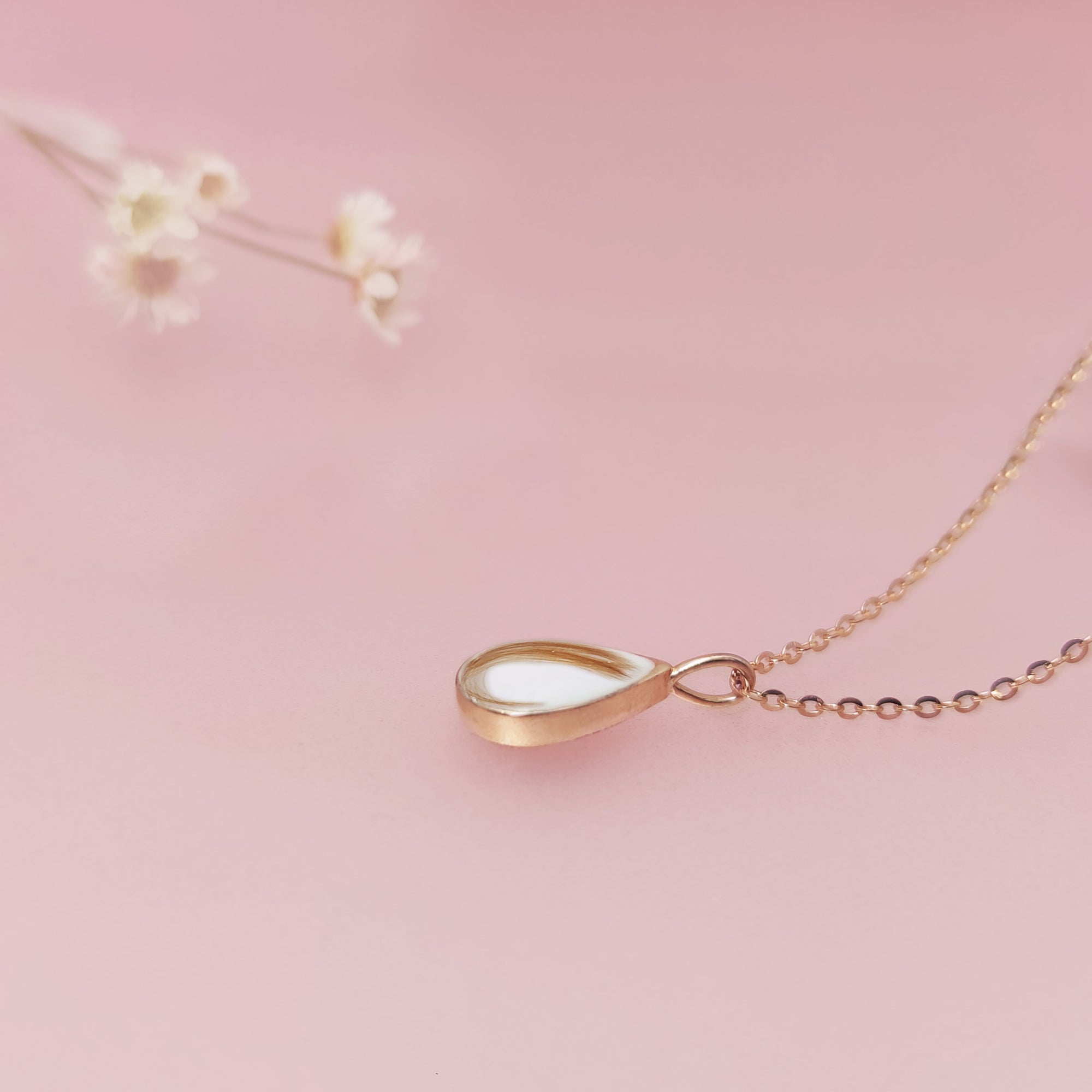 Sentimental Breastmilk & Baby Hair Necklace Gift Idea