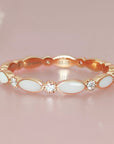 Endless Love: Personalized Birthstone Milk Ring