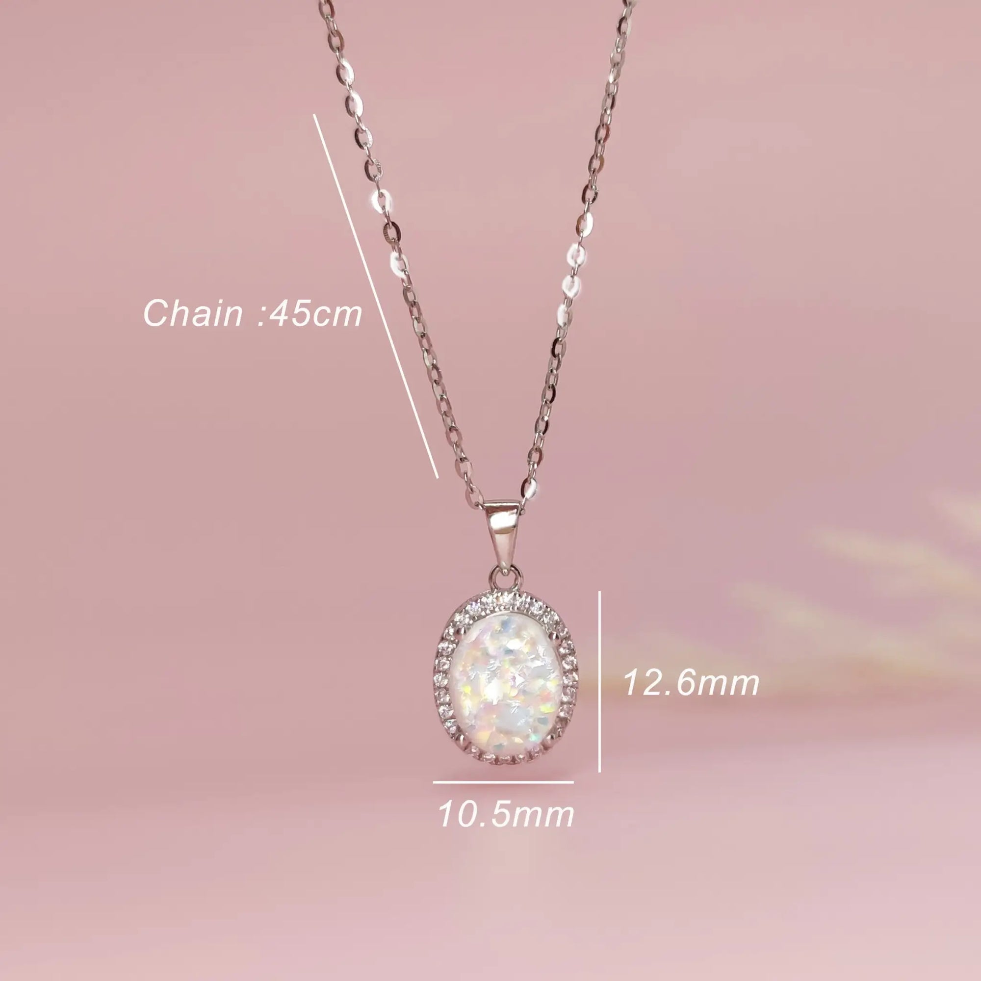 Handcrafted Oval Ashes Necklace for Lasting Memories