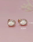 Personalized Ashes Stud Earrings for Lasting Remembrance
