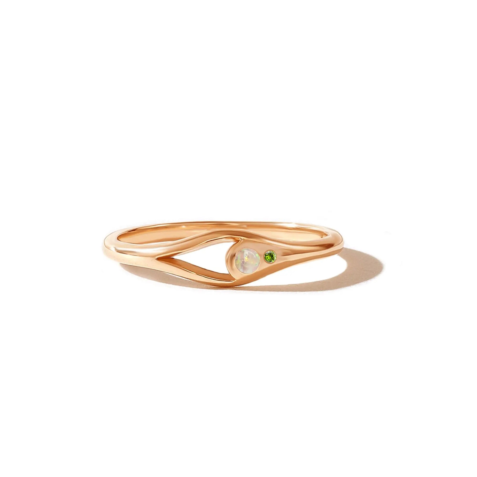 Unique Birthstone Ashes Ring - Ideal Gift for Remembrance