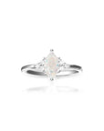 Eternal Love: Marquise Ashes Memorial Ring