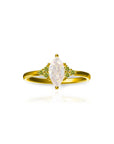Eternal Love: Marquise Ashes Memorial Ring