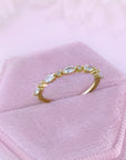 Eternal Love: Sparkling Petals Ashes Ring