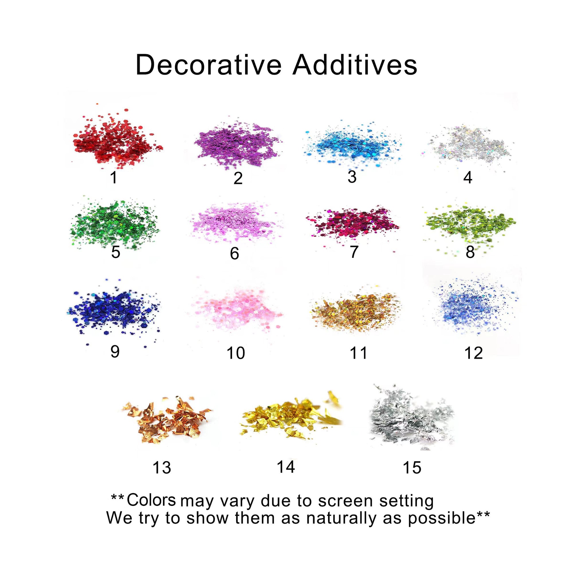 Decorative Additives