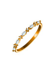 Eternal Love: Sparkling Petals Ashes Ring