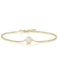 Circle Grace: Gold Ashes Bracelet for Eternal Love