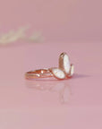 Cloverleaf Ashes Ring - Memorial Jewelry for Loved Ones