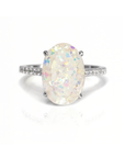 Oval Serenity: Ashes Ring