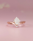 Teardrop Ashes Ring - Elegant Memorial Jewelry