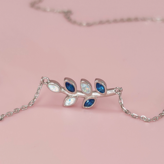 Handcrafted Sterling Silver Leaf Ashes Necklace Kit