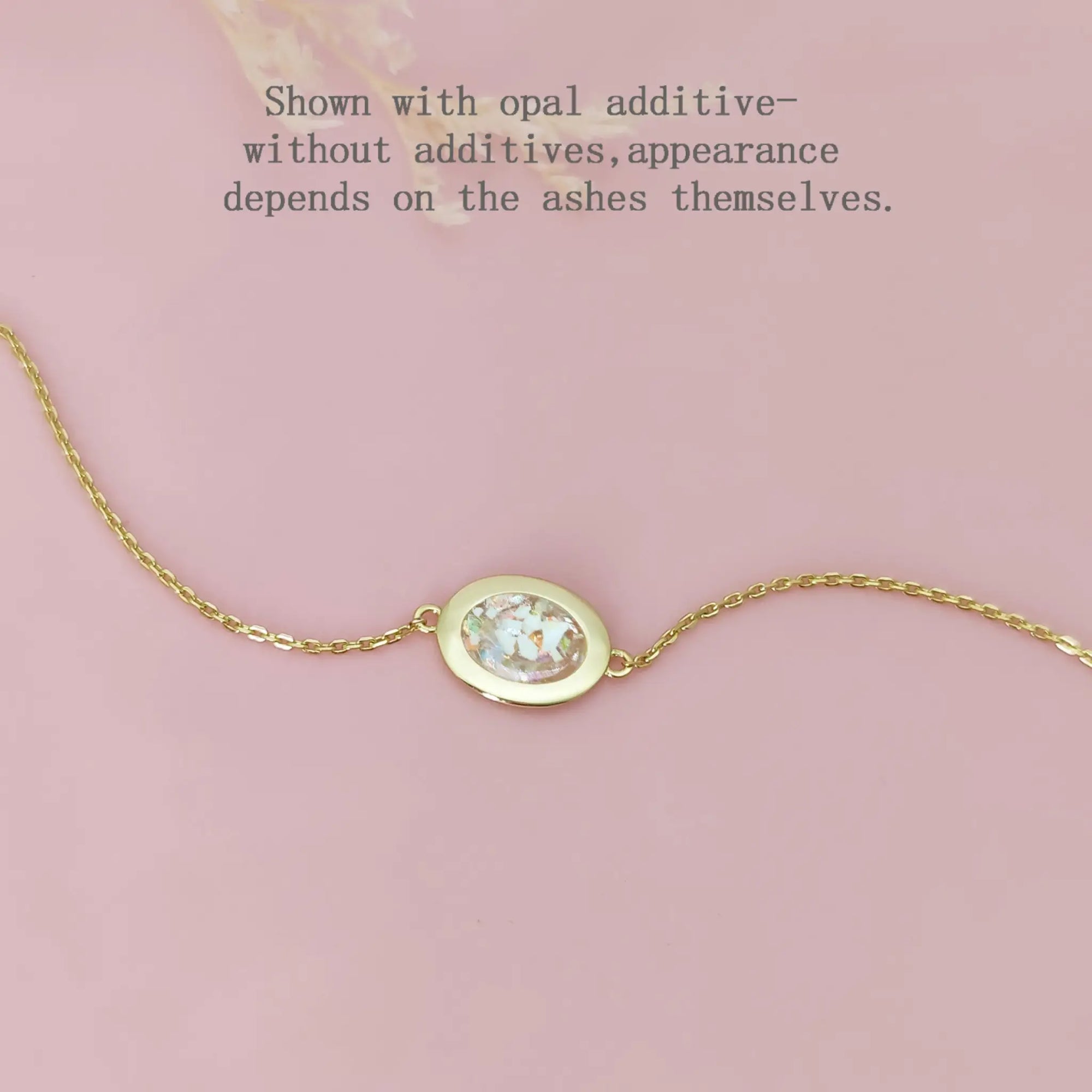 Handcrafted Gold Ashes Bracelet for Cherished Memories