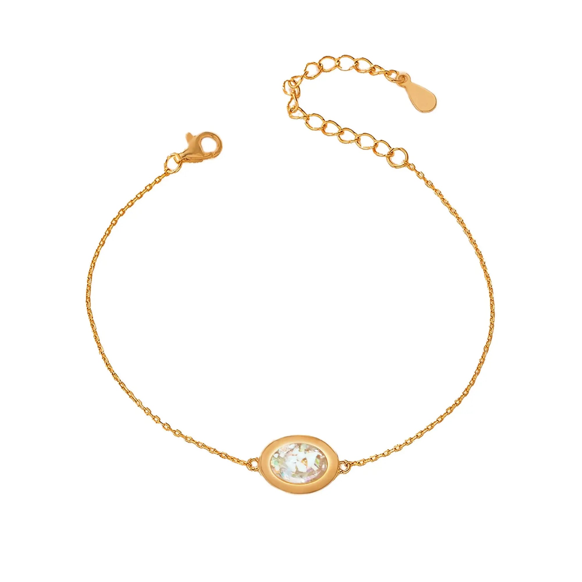 Handcrafted Gold Ashes Bracelet for Cherished Memories