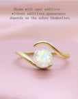 Handcrafted Flowing Light Ashes Ring for Cherished Memories