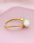 Handcrafted Flowing Light Ashes Ring for Cherished Memories