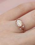Enchanted Lace Ashes Ring: Forever in Your Heart