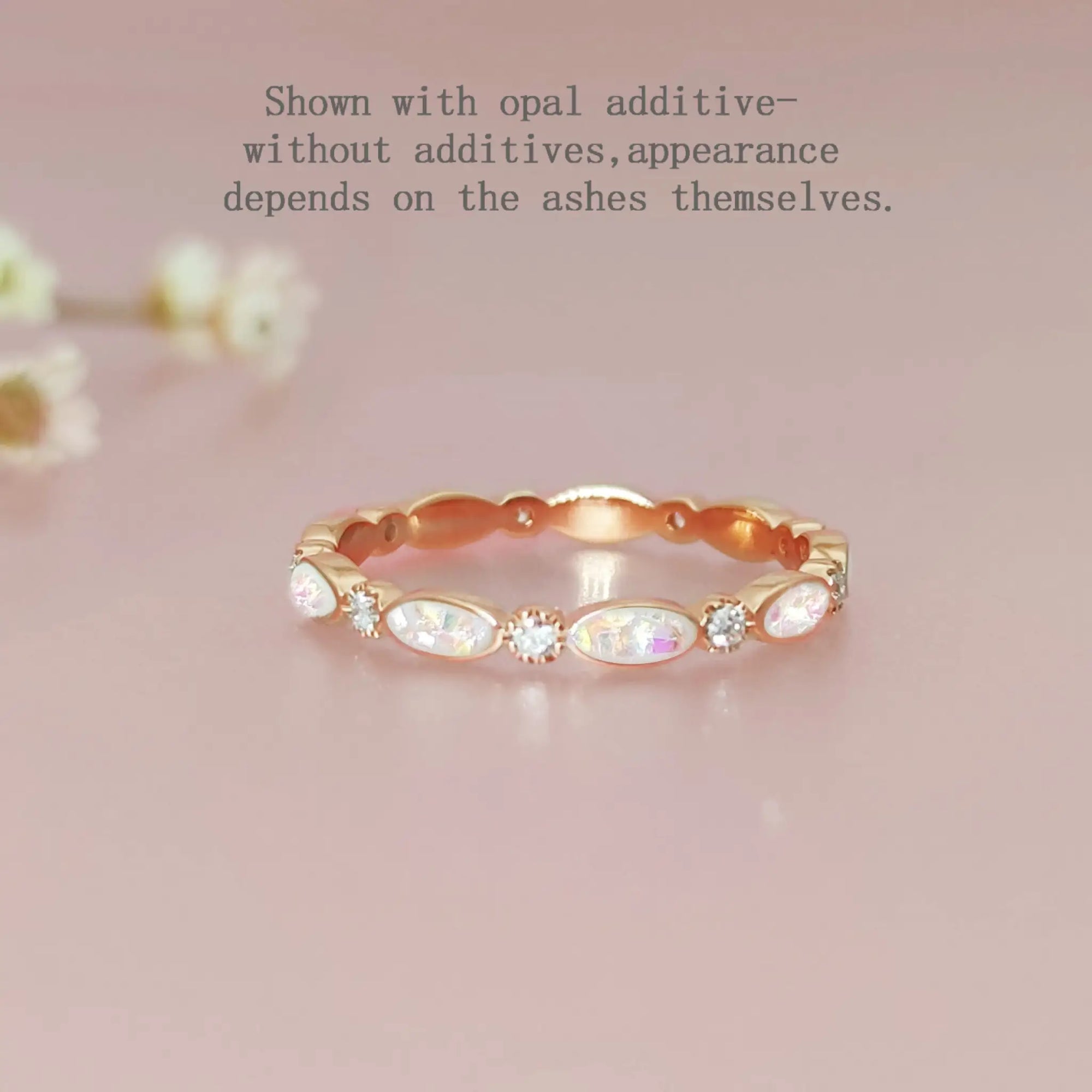 Handcrafted Birthstone Ashes Ring | Endless Love