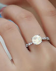 Handcrafted Eternal Bliss Ashes Ring for Cherished Memories