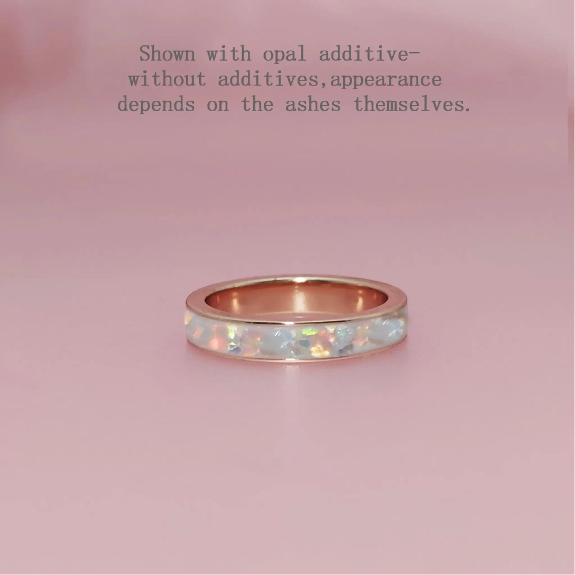 Handcrafted Ashes Ring - Sleek 3mm Memory Band