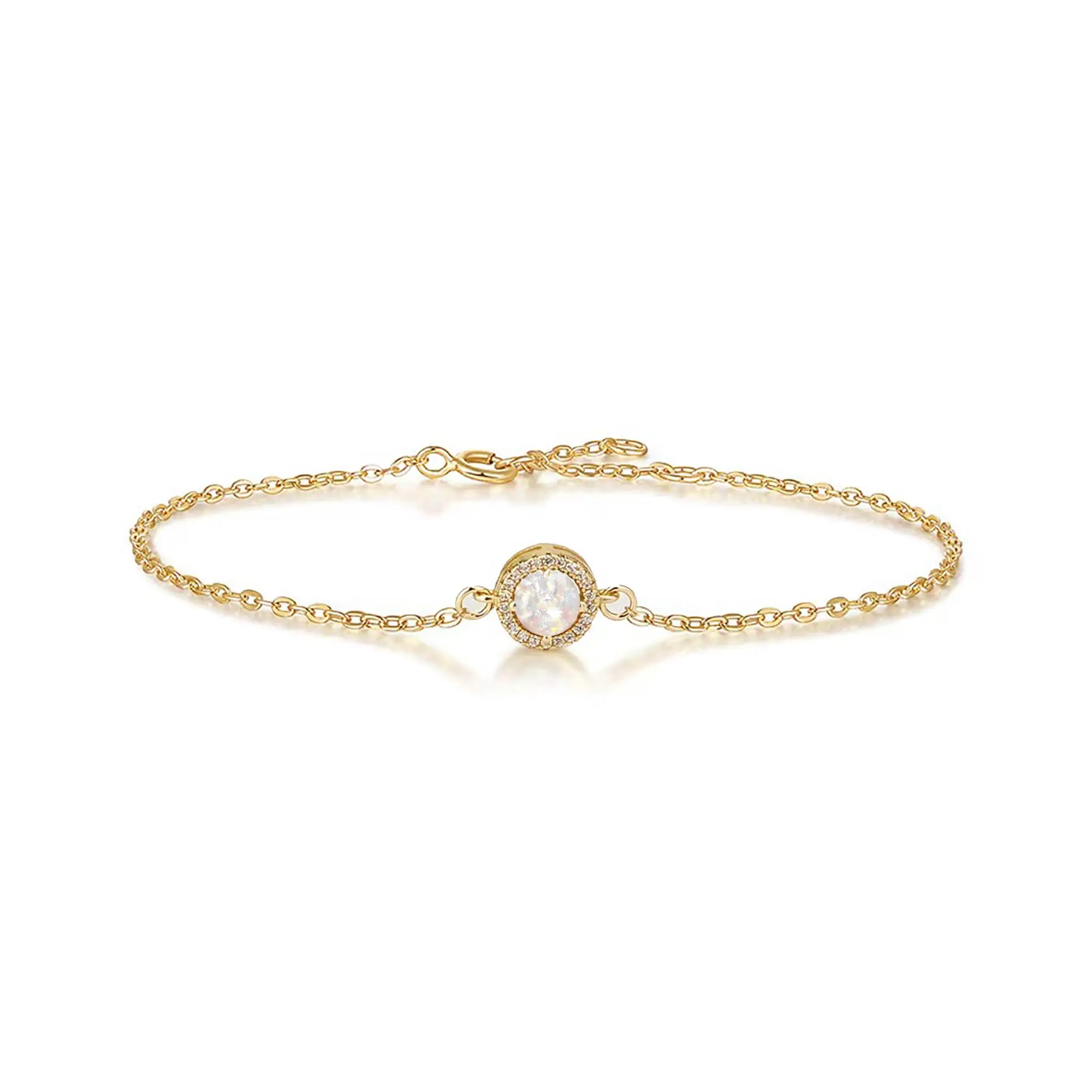 Eternal Glow: Love-Filled Gold Ashes Bracelet