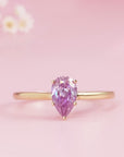 Luminous Lily Ashes Ring: Thoughtful Gift for Loved Ones
