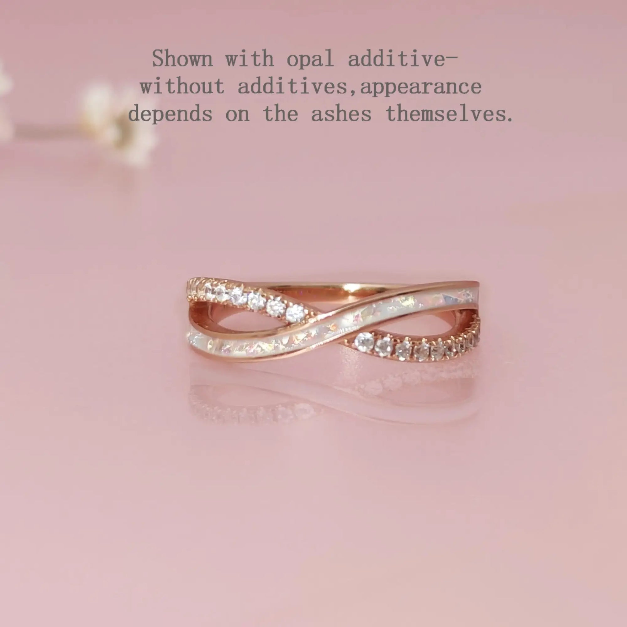 Personalized Infinity Ashes Ring - A Unique Keepsake