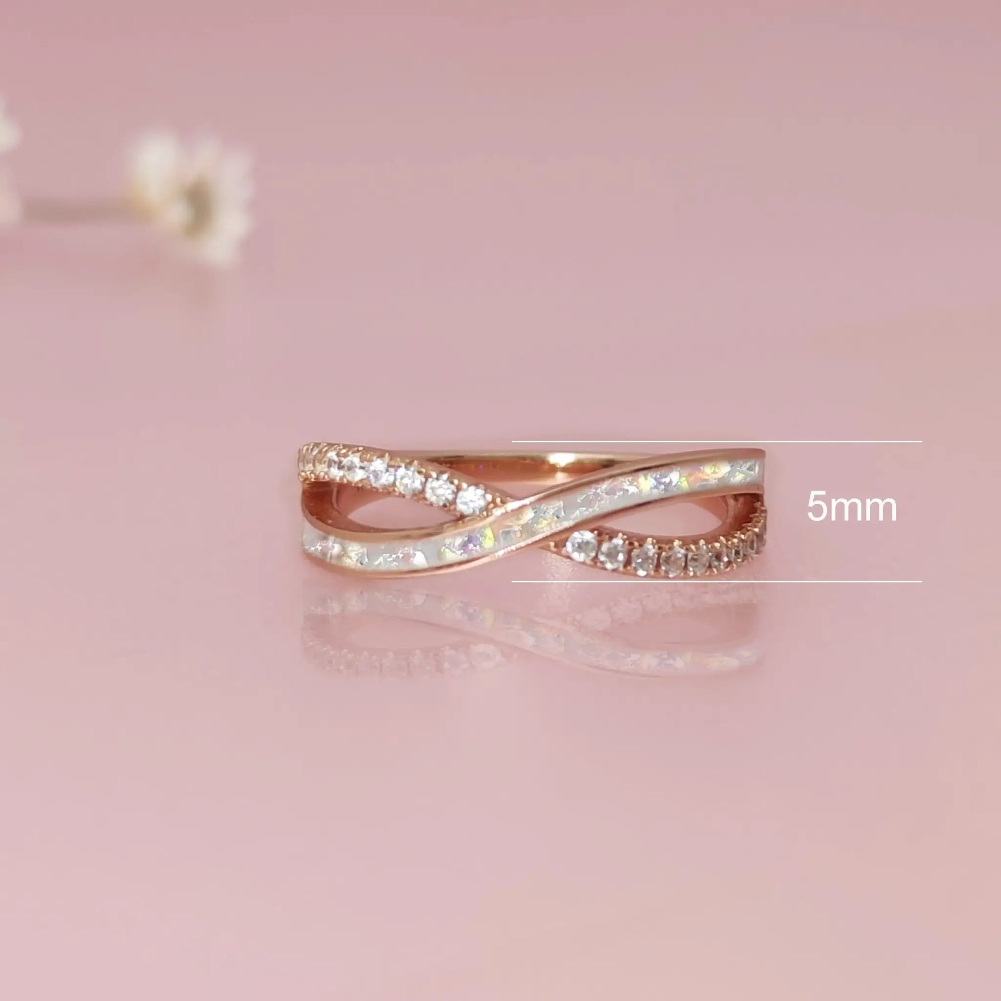 Personalized Infinity Ashes Ring - A Unique Keepsake