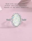 Luminous Aura: Elegant Memorial Ashes Ring