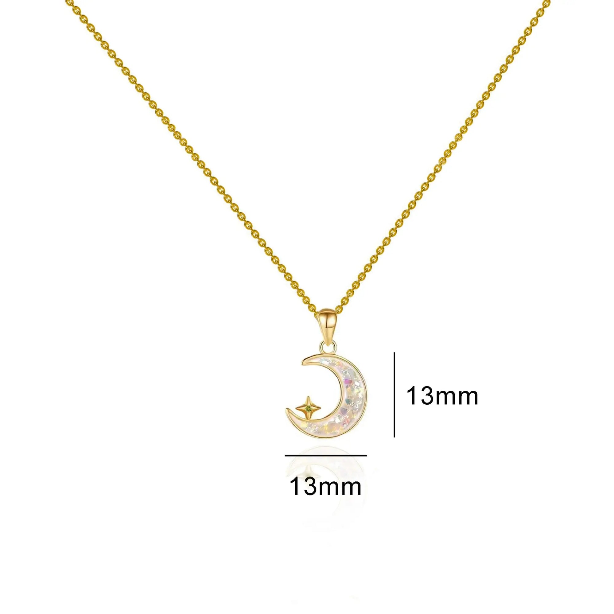 Lunar Nurture: Memorial Ashes Necklace for Loved Ones