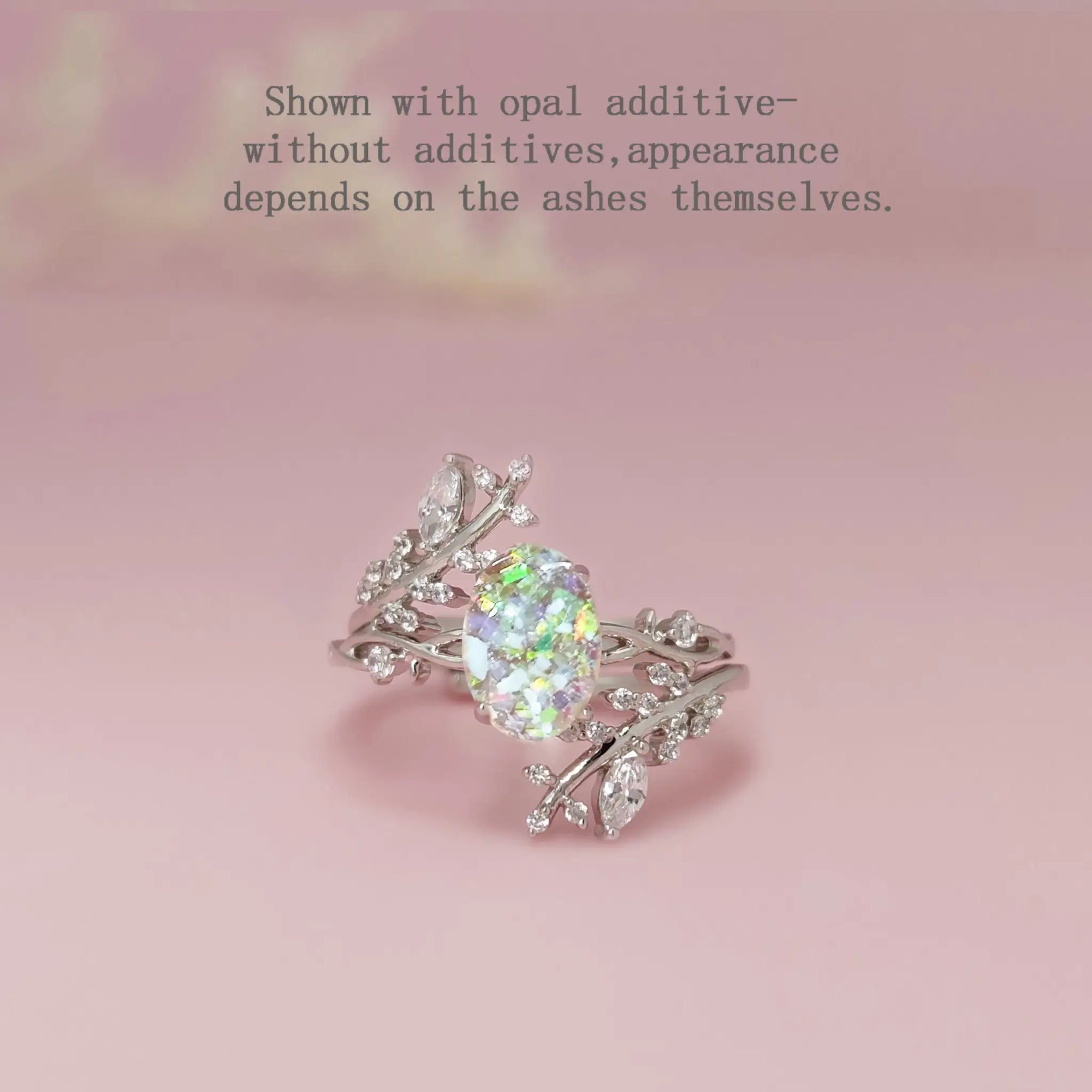 Moonlit Grove Ashes Ring: A Love Beyond Time