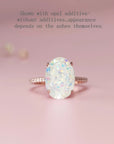 Oval Serenity Ashes Ring | Thoughtful Gift Idea