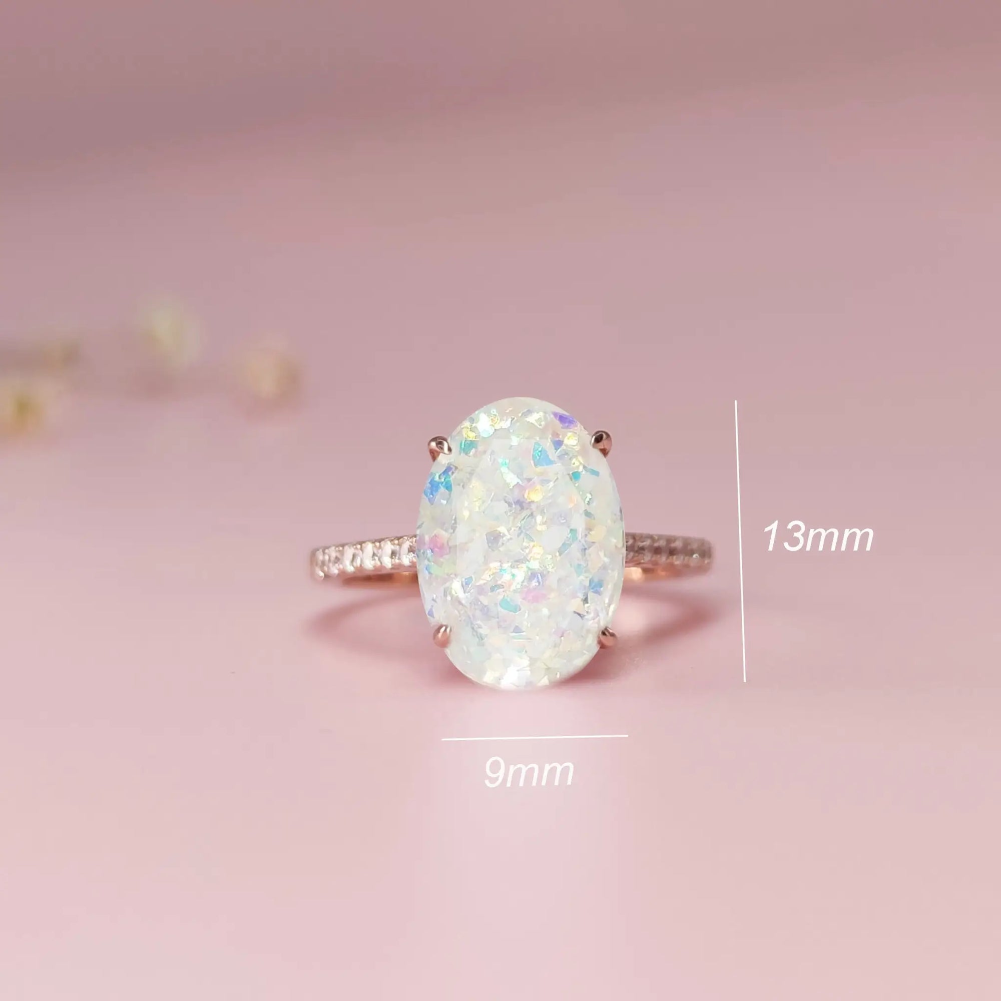 Oval Serenity Ashes Ring | Thoughtful Gift Idea