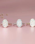 Oval Serenity Ashes Ring | Thoughtful Gift Idea