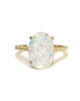 Oval Serenity Ashes Ring | Thoughtful Gift Idea