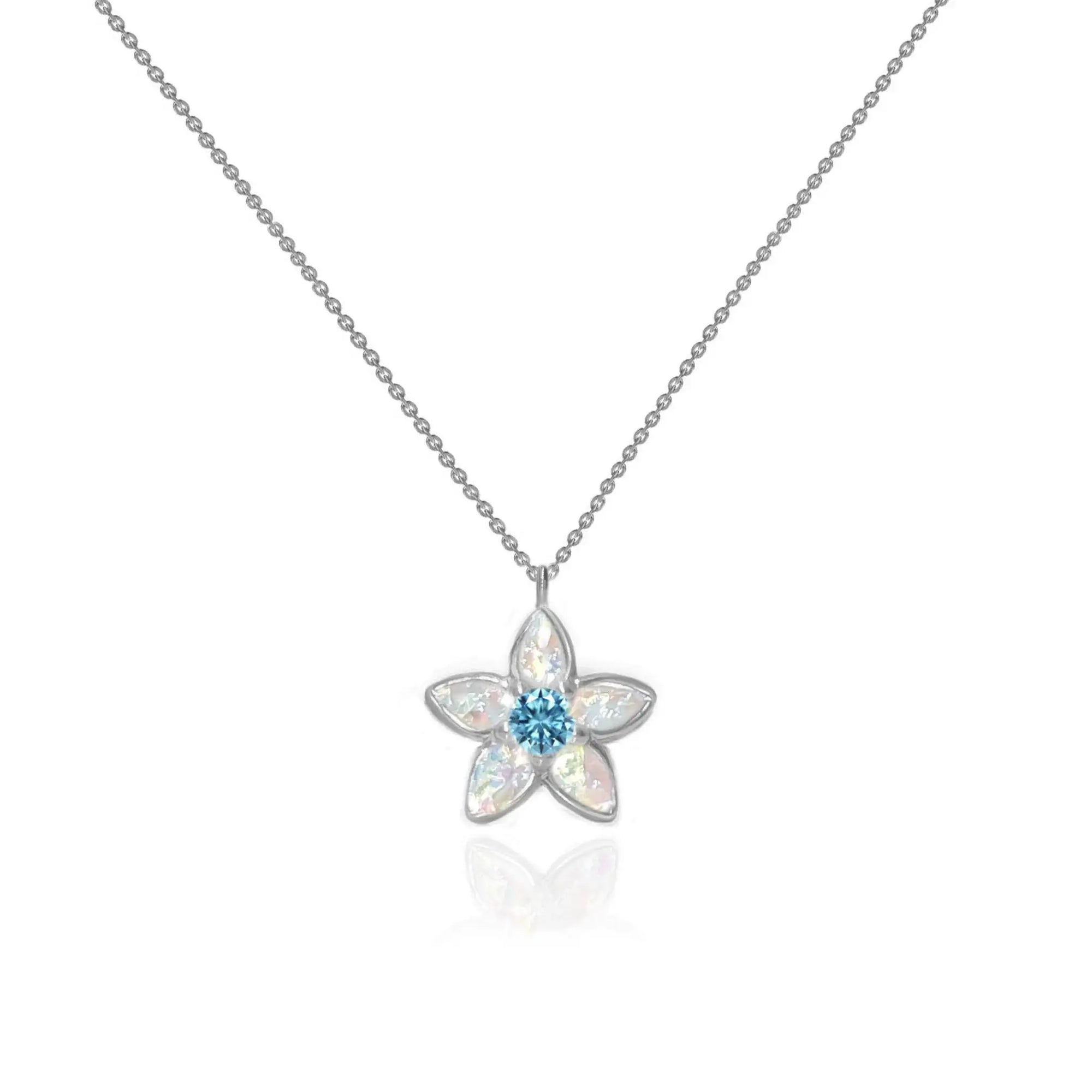 Handcrafted Ashes Necklace: Petal Blossom Design