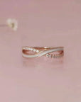 Sterling Silver X-Shape Breastmilk Ring (DIY KIT)