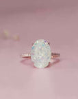 Oval Serenity: Ashes Ring