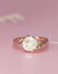 Personalized Swirl Ashes Ring for Lasting Memories