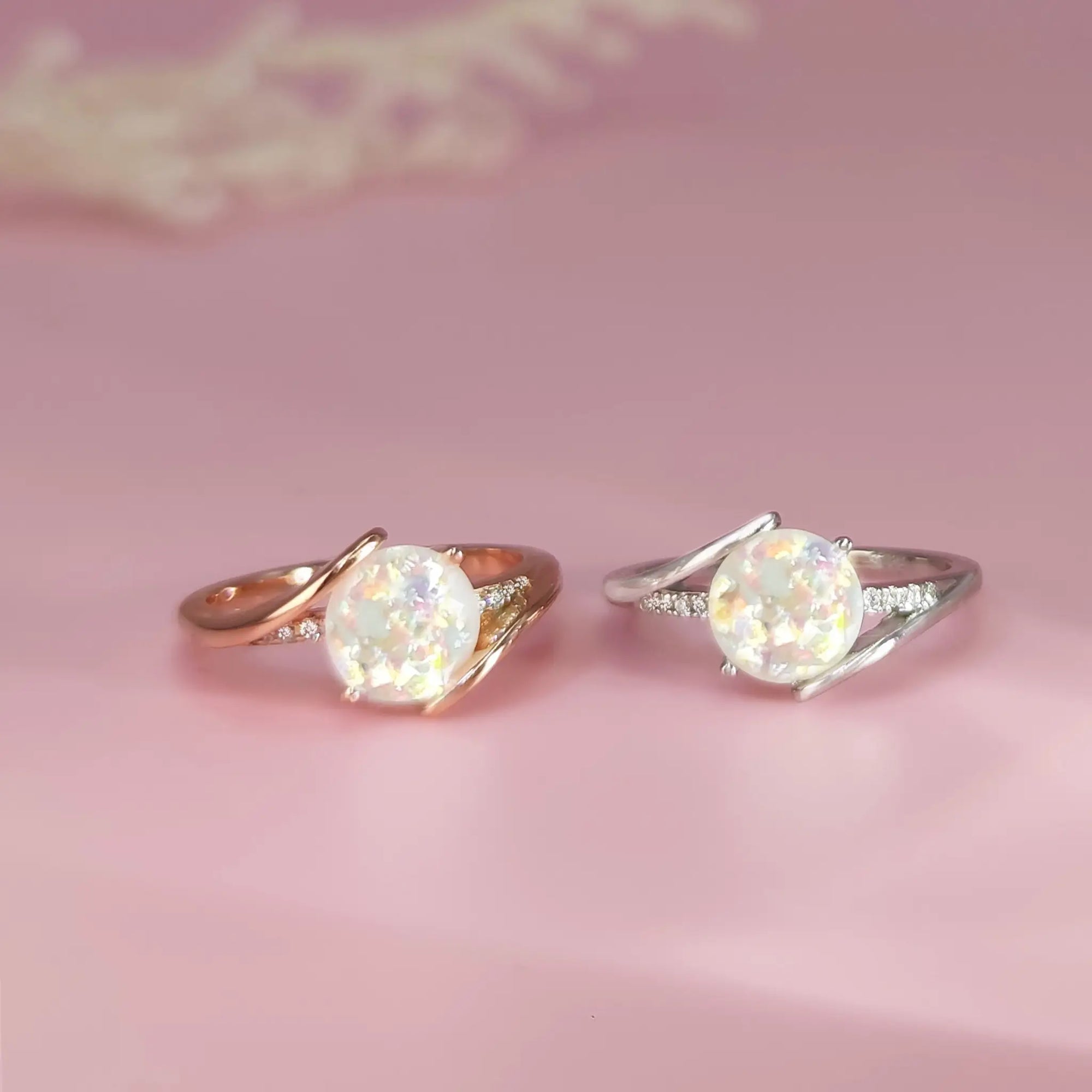 Personalized Swirl Ashes Ring for Lasting Memories