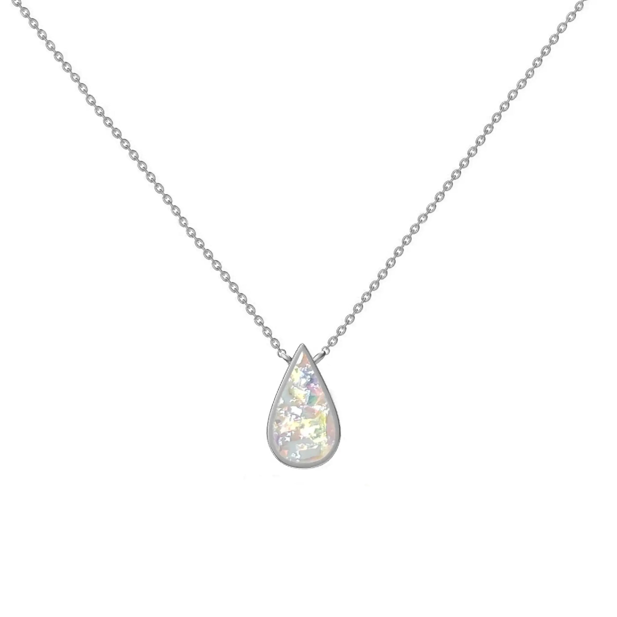 Serenity Droplet: Ashes Necklace gold-ashes-necklace-0-链子一体