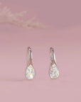 Personalized Teardrop Elegance Ashes Earrings