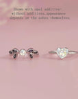 Handcrafted Whispering Heartleaf Ashes Ring Set