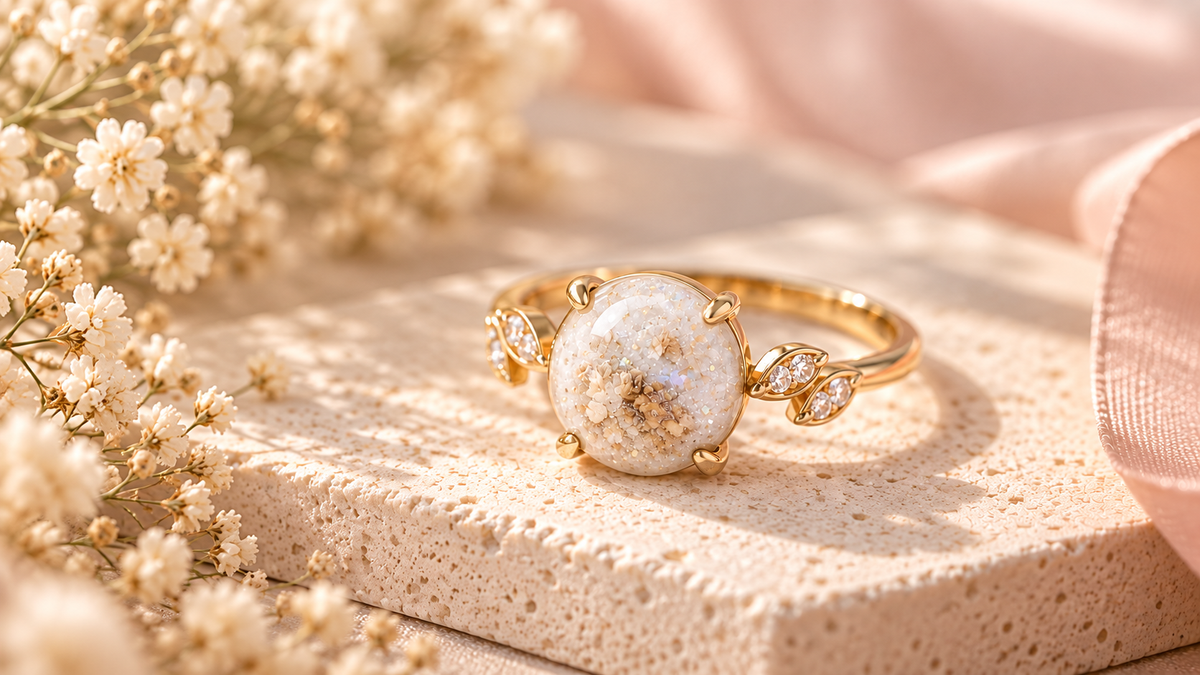 Will the Ashes Be Visible in My Memorial Jewelry?