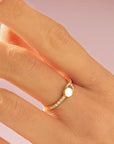 Milk Mirage: Gold Breastmilk Ring