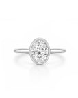 Trésor Éternel : Bague cinéraire en moissanite taille radiant