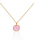 LifeCircle: Gold Round Pregnancy Test Necklace