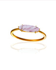 EternalRemembrance: Solid Gold Pregnancy Test Marquise Ring