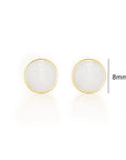 Minimal Pearl  :Breastmilk Earrings