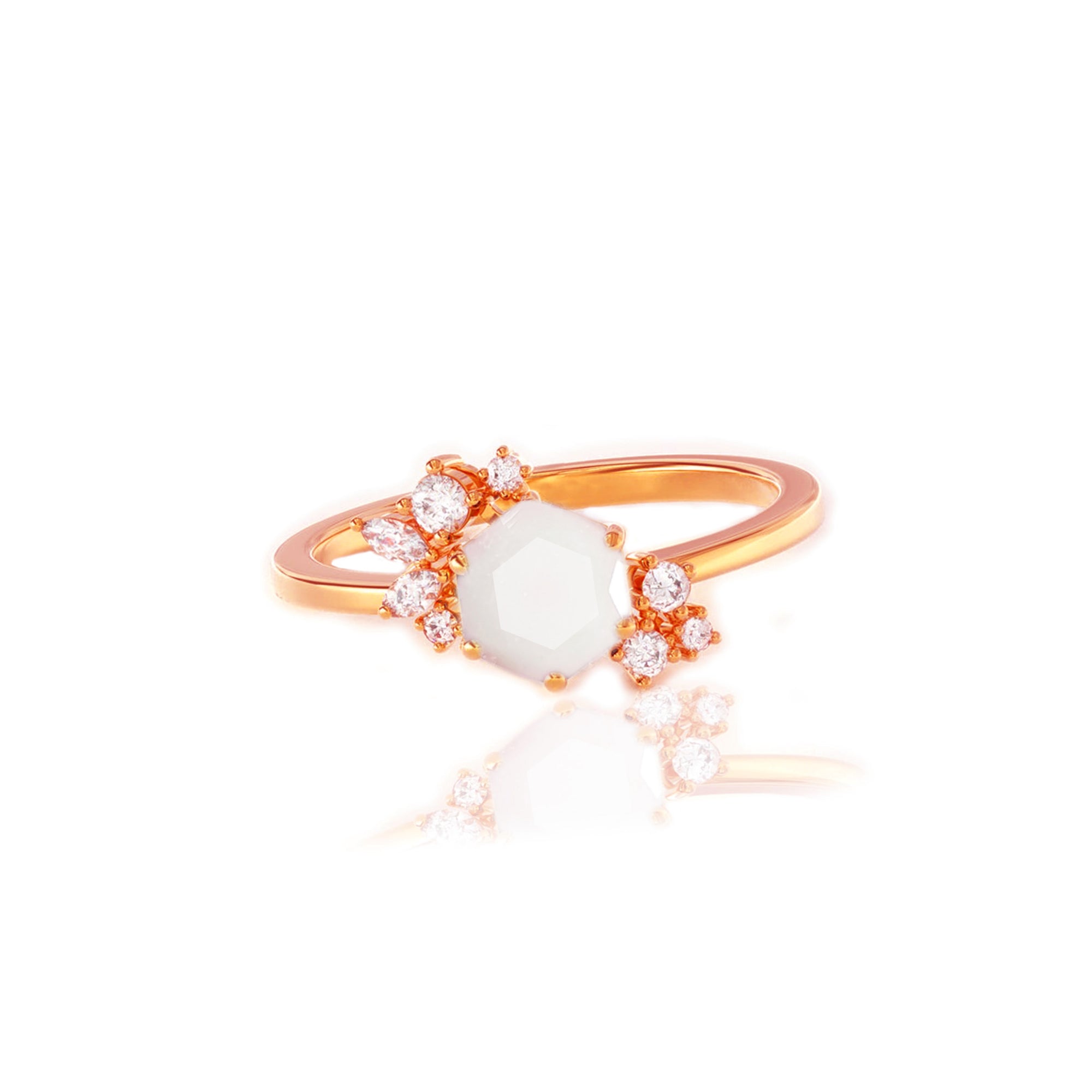 MaternalGrace: Solid Gold Round Breastmilk Ring