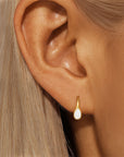 Teardrop Elegance : Breastmilk Earrings